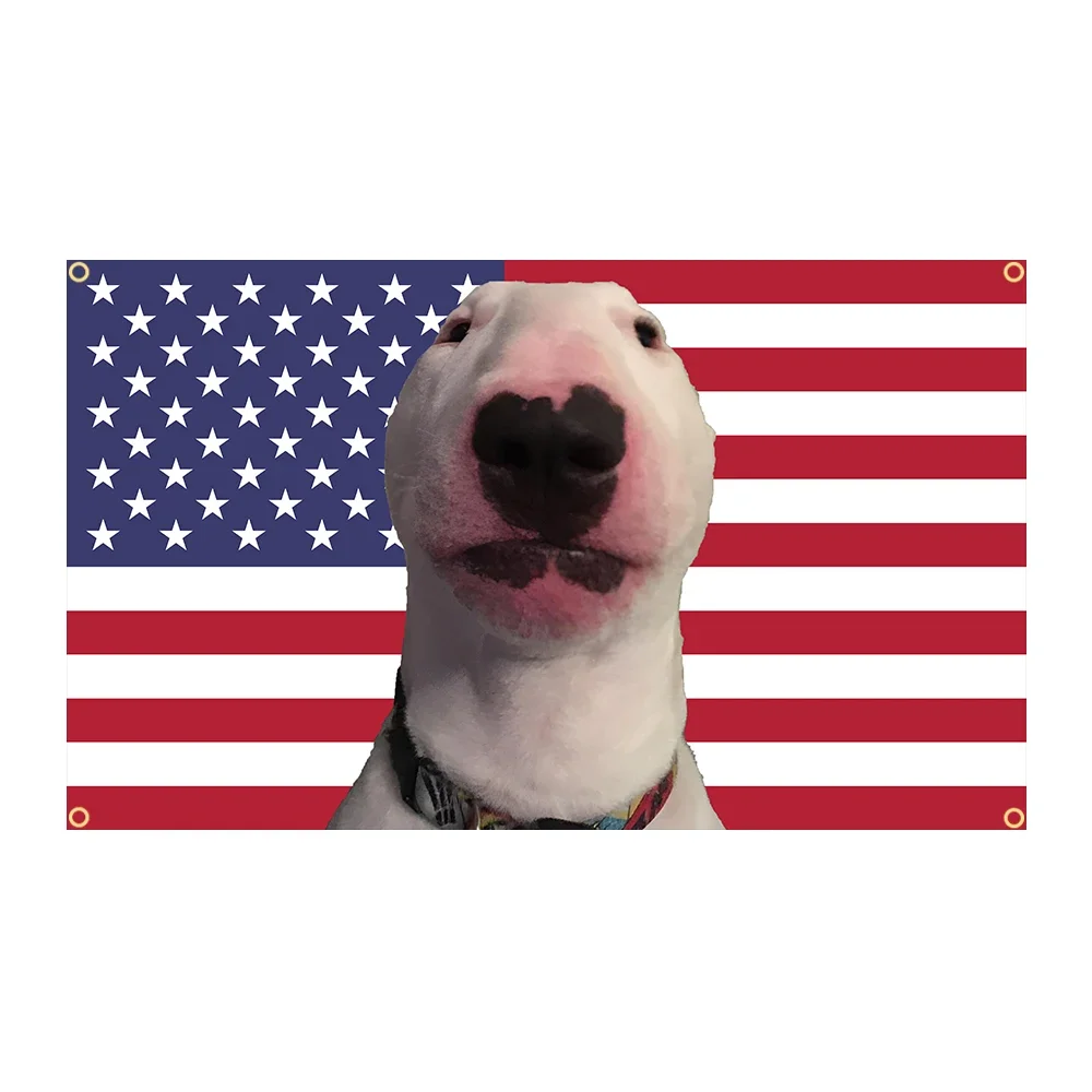 90X150CM Odio Niños Bandera Walter Dog Meme Banner Decoración - imagen 2