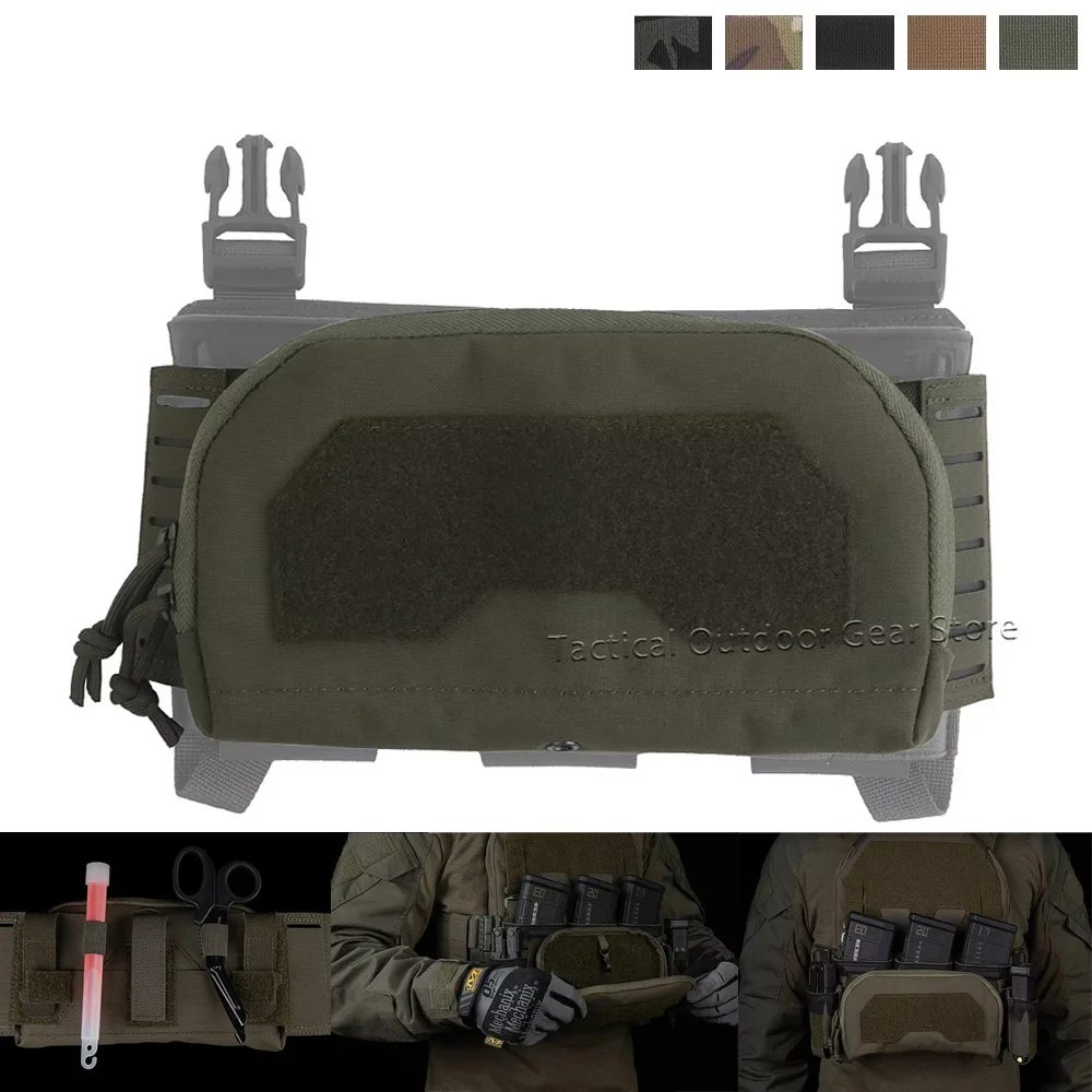 Chaleco táctico con placa de 2a capa, bolsa de utilidad GP de administrador para Pincer, bolsillo Triple Mag, almacenamiento frontal, bolsa compacta para caza Airsoft - imagen 3