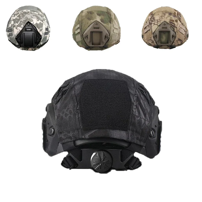 Cubierta de casco táctico para casco rápido, cubierta de casco multiamuflaje para juegos de guerra Airsoft, equipo de tiro de caza de Paintball militar - imagen 2