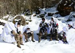 Capa camuflaje nieve invernal a prueba de viento – táctico
