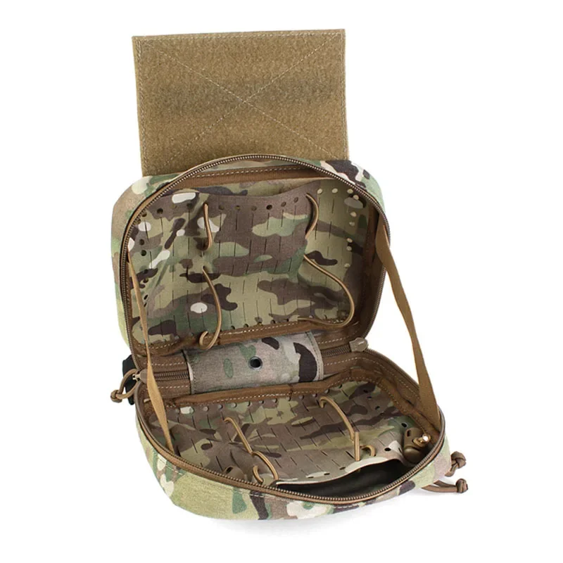 Chaleco táctico al aire libre, bolsa táctica para colgar en el pecho, bolsa Abdominal, bolsa de almacenamiento colgante debajo del bolsillo del vientre - imagen 5