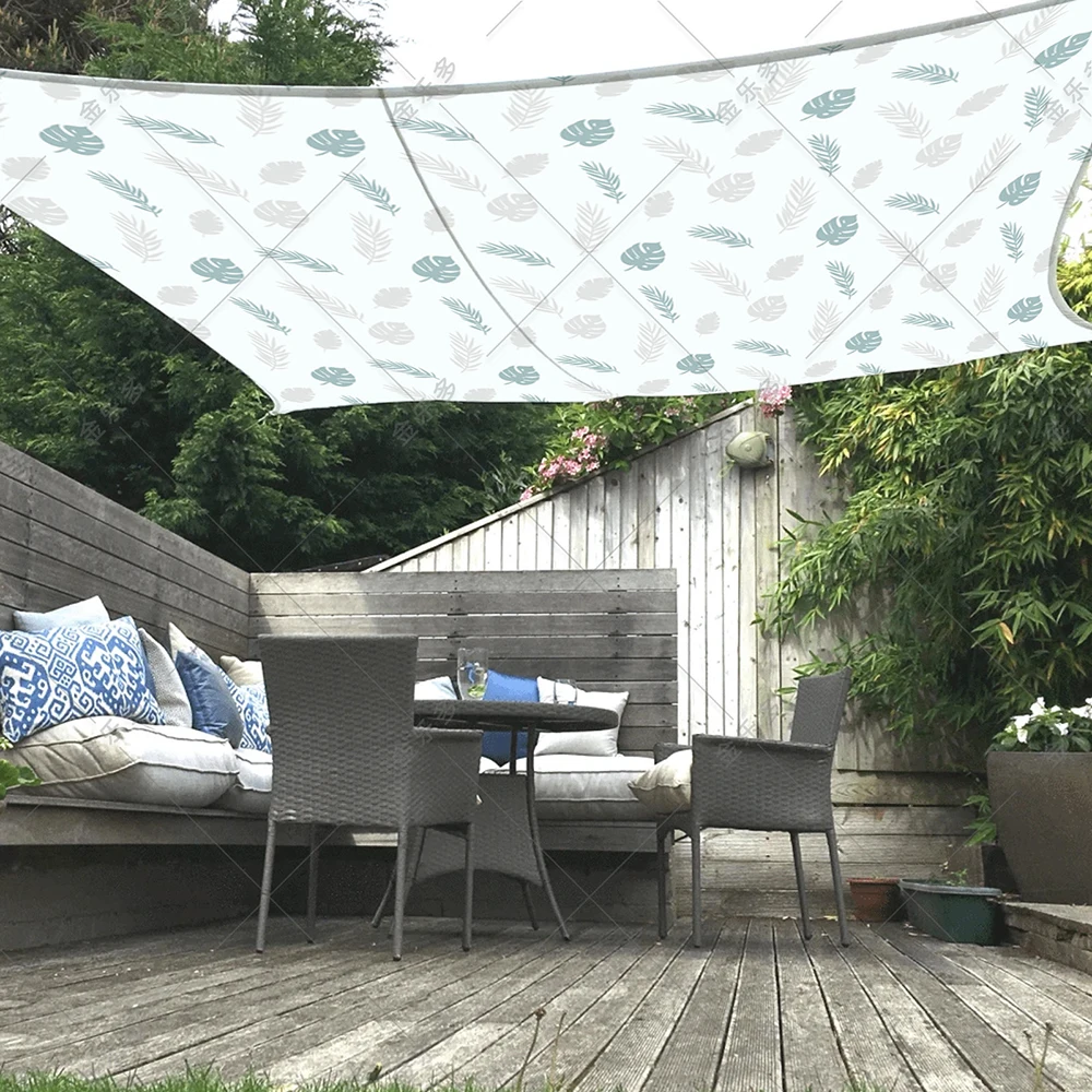 Parasol impermeable para exteriores, toldo de protección para jardín, Patio, piscina, cubierta de vela, refugio de lona para acampar, 3x3, 5x5 - imagen 3