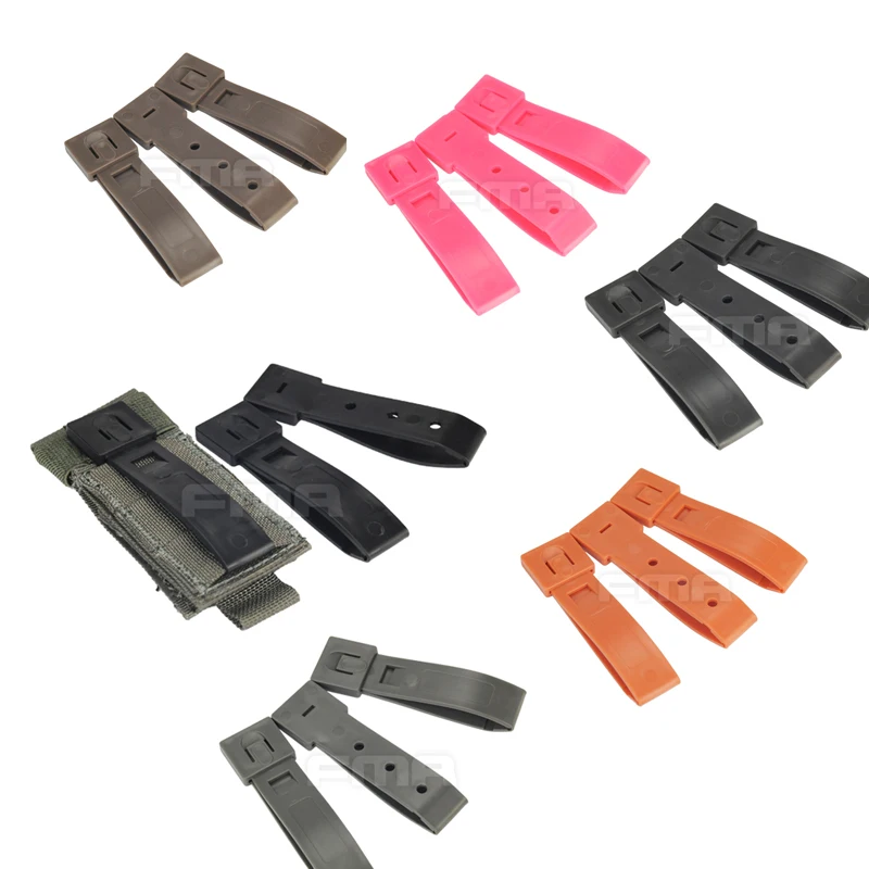 Hebilla de correa de 3 ", accesorios para chaleco táctico FMA, accesorios para bolsas MOLLE (3 piezas para un juego) - imagen 2