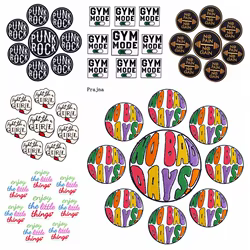 10 unids/lote parche de dibujos animados parche con letras de arcoíris parches para planchar para ropa parches termoadhesivos chaquetas mochila sombreros coser DIY