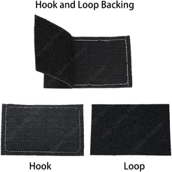 Parche velcro táctico con citas en inglés para mochila y chaqueta