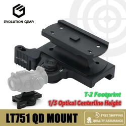 LT751 QD 1/3 - Soporte tactico para mira punto rojo, aluminio CNC
