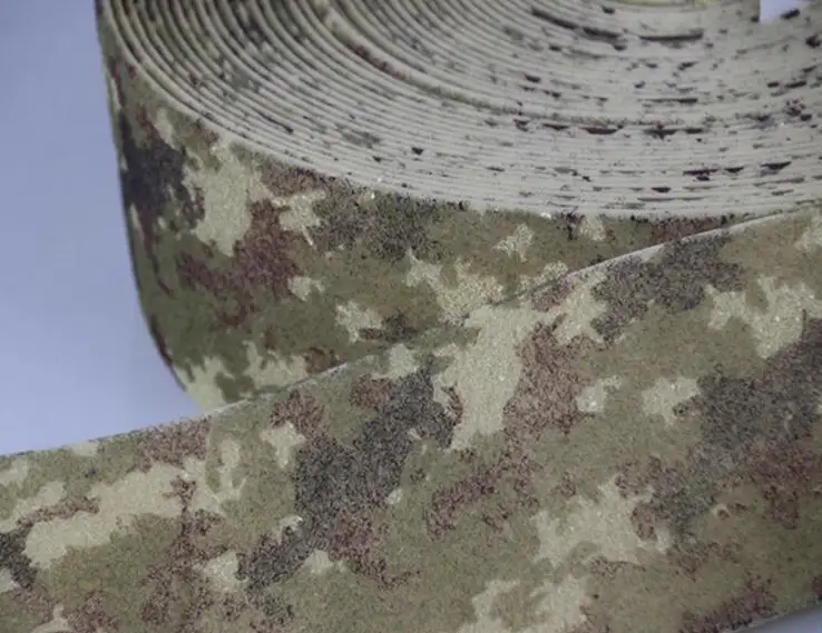 Ltaly camuflaje 1M/5M de longitud superficie peluda correas de nailon DIY - imagen 3