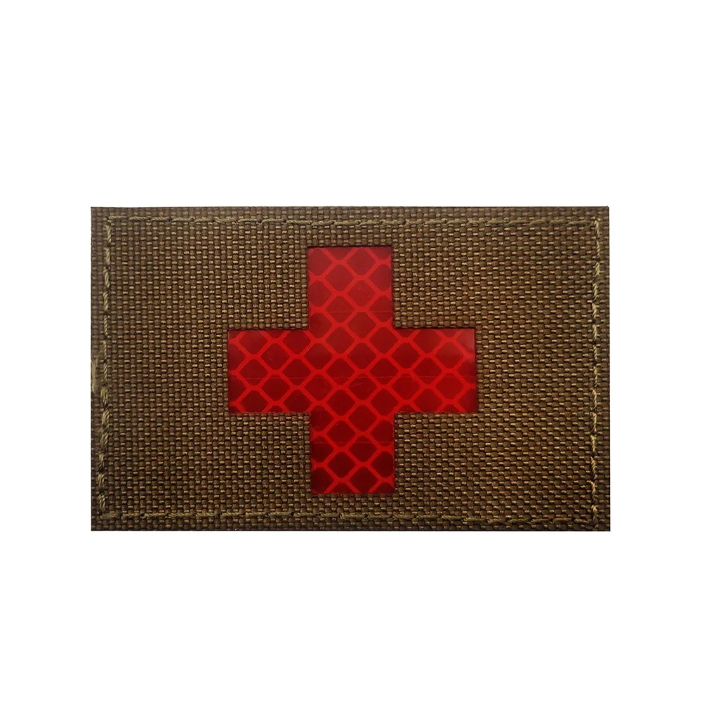 Parche de táctica militar médica reflectante IR, parches decorativos, insignia médica para abrigo de chaqueta y mochila - imagen 5