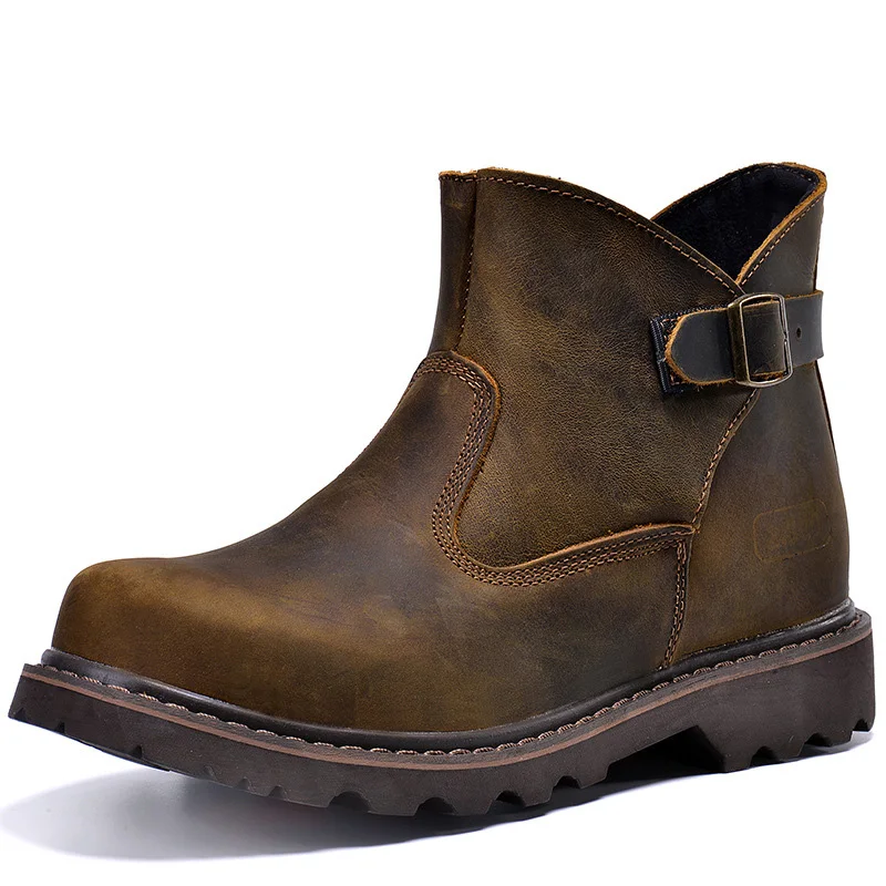 KOWM zapatos de senderismo botas de pareja para hombres zapatos para caminar botas de trekking de cuero para mujeres zapatillas de deporte al aire libre botas de herramientas de ocio al aire libre - imagen 5