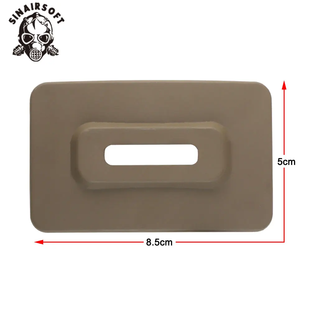 Adaptador de fijación rápida para casco táctico, placa de M-LOK para cámara HD deportiva, montaje GoPro M1913, accesorios de bucle de gancho de riel - imagen 3