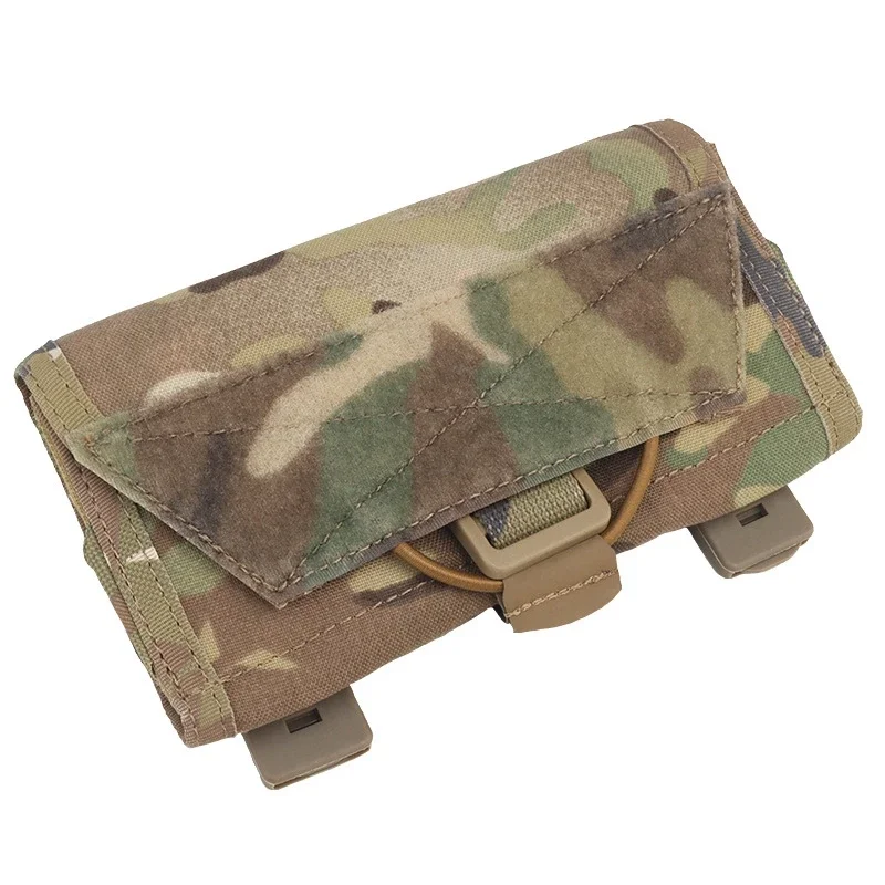 Bolsa táctica MOLLE para teléfono móvil, chaleco, portador de placa, Panel frontal, soporte para mapa de teléfono Molle, bolsillo para mapa de administrador - imagen 2