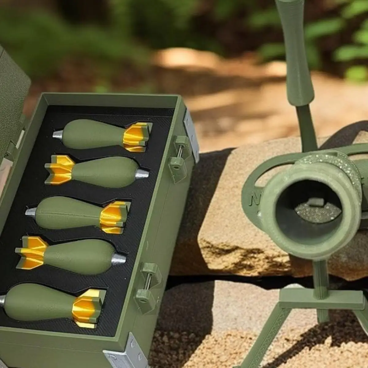 Mortero de juguete simulación militar – Regalo descompresión infantil - imagen 5