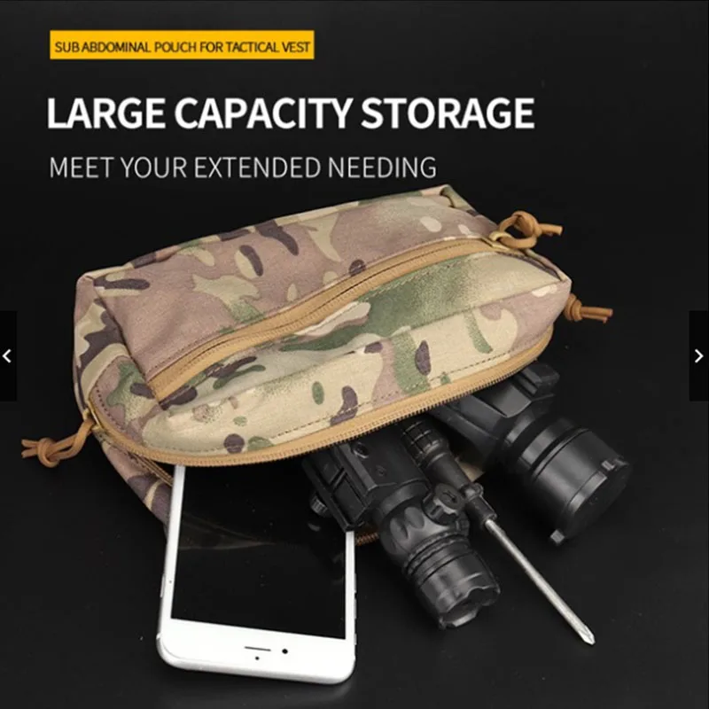 Bolsa de armadura táctica, chaleco de combate IFAK EDC, bolsa de almacenamiento, paquete de aparejo de pecho para JPC CPC LBT D3CR MK3 MK4, portador de placa - imagen 2