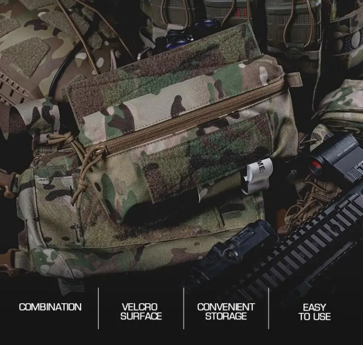 Bolsa táctica con gancho y bucle Multicamo, bolsa de herramientas para Airsoft FC, bolsa de accesorios V5, chaleco táctico, bolsa de almacenamiento - imagen 5