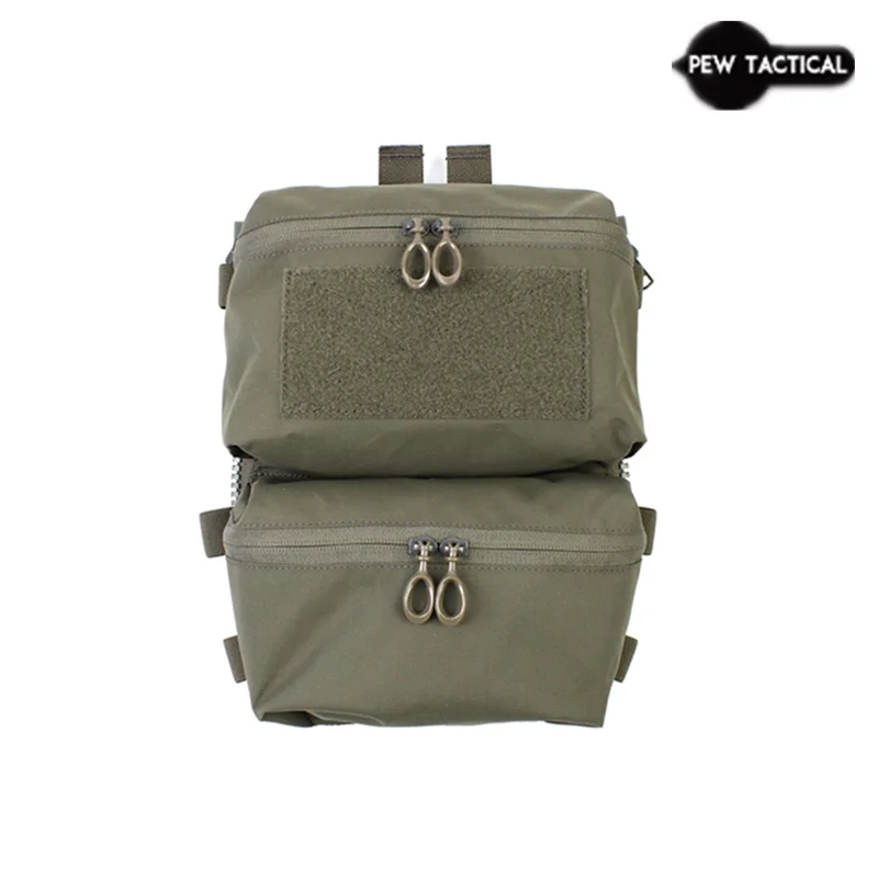 PEW TACTICAL FERRO STYLE Panel trasero doble bolsa PEWTAC FCPC V5 airsoft equipo de caza chaleco táctico de caza BP04 - imagen 5