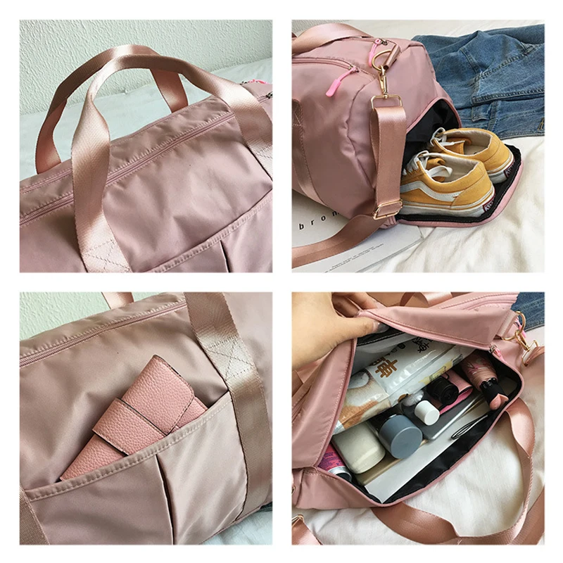 Bolsas de gimnasio impermeables, bolso de hombro multifunción para entrenamiento de Fitness, Yoga, zapatos - imagen 4