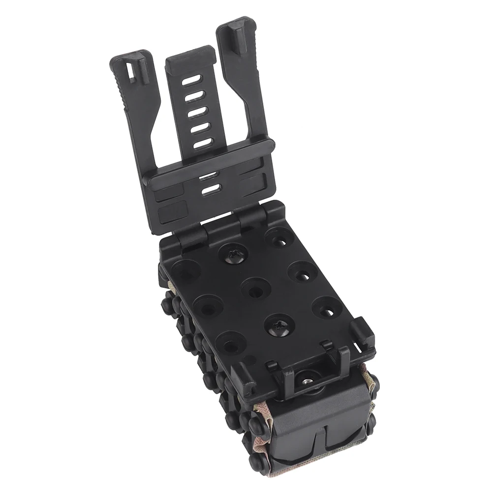 Bolsa magnética adaptable multifuncional para pistola táctica, revista elástica Airsoft de caza de 9mm para chaleco, portador de placa, cinturones Molle, equipo - imagen 5