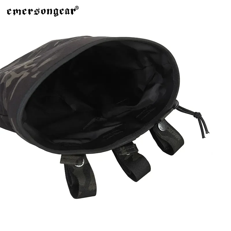 Emersongear-bolsa táctica de caída, bolsa de basura plegable, organizador de utilidad MOLLE, cinturón EDC de caza, bolsillo deportivo para combate al aire libre, nailon - imagen 5