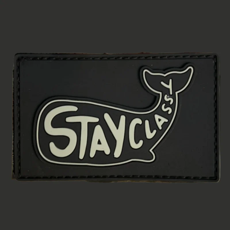 Parche Stay Classy táctico con velcro PVC para ropa y mochila - imagen 2