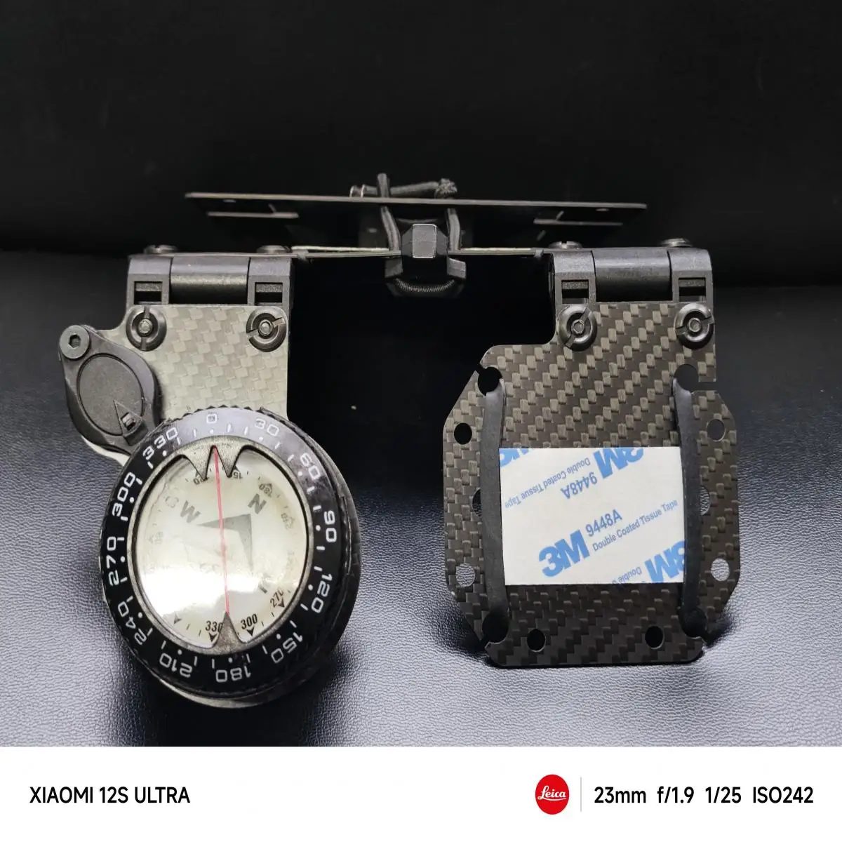 Chaleco táctico ajustable MOLLE, módulo de soporte para teléfono móvil, brújula, placa fija Gps, soporte de placa de navegación de fibra de carbono - imagen 5