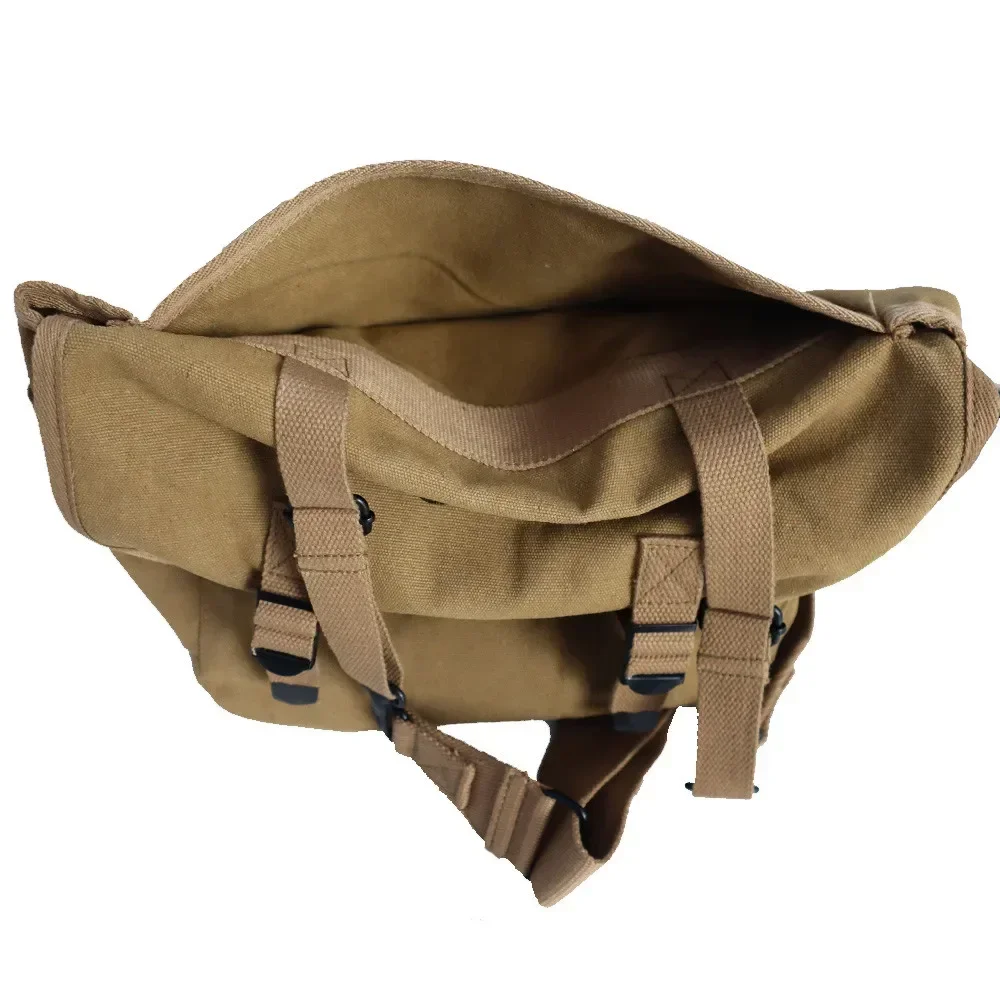 Mochila táctica de uniforme estadounidense WW2 M1936, combinación de equipo de soldado americano, Kit de Color caqui Vintage, bolsa de soldado M1936 - imagen 5
