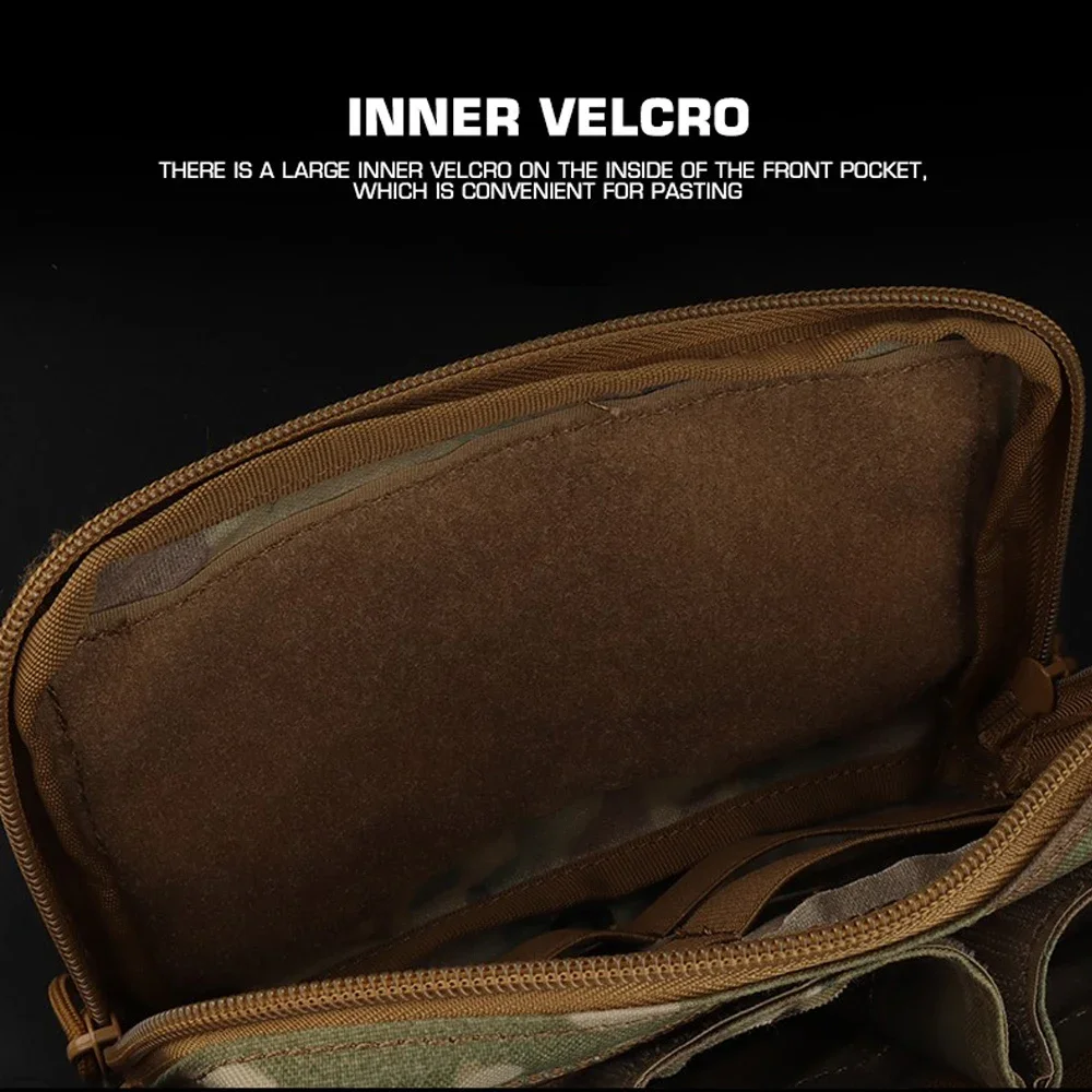 Equipo de pecho táctico D3CRM Triple 5,56, bolsa para revistas, chaleco de caza, ambos lados, linterna Mag de 9MM, bolsa de herramientas, equipo Airsoft - imagen 4