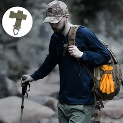 Guantes de nailon multiuso para camping con clip de seguridad