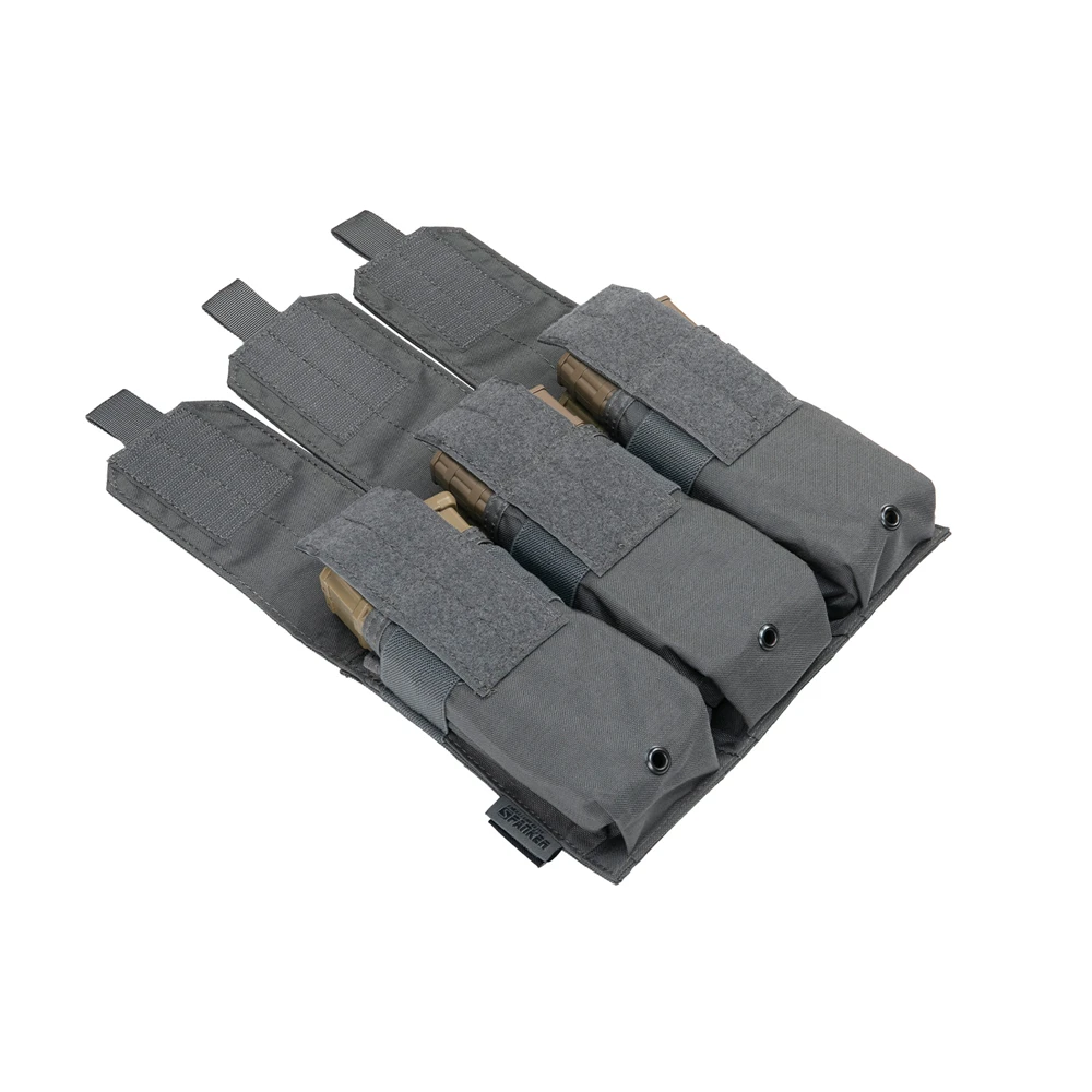 EXCELENTE ELITE SPANKER táctico Triple apilador M4 bolsa para revistas de caza al aire libre bolsa para revistas chaleco equipo - imagen 5