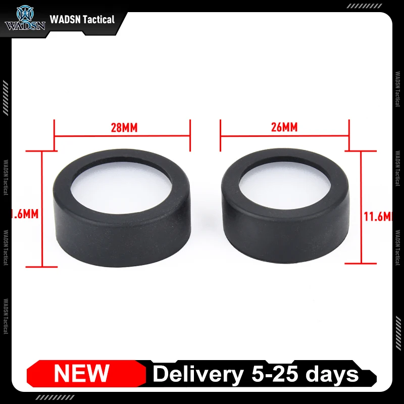 WADSN serie X300 linterna X300U X300V lámpara de caza cubierta protectora de Nylon 26mm/28mm para SF Surefir luz X400 x 400V pistola - imagen 4