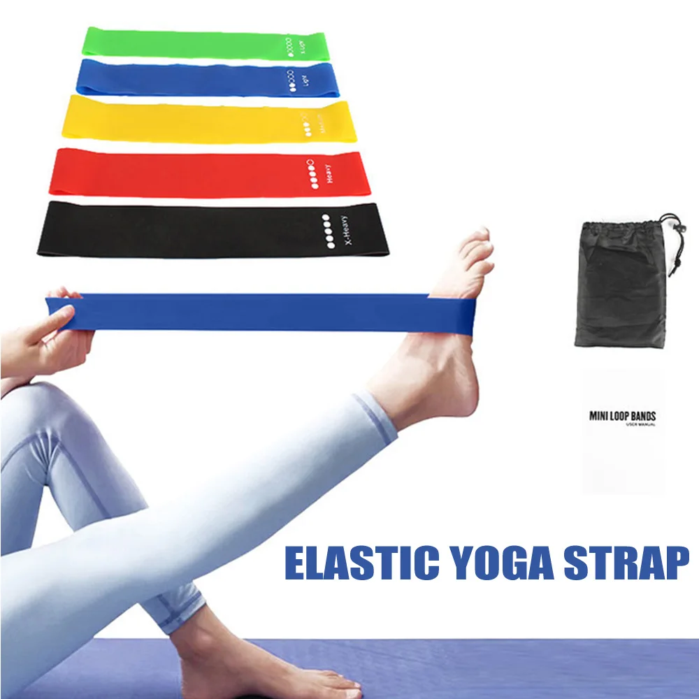 OPHIDIAN Bandas de resistencia para Yoga, bandas elásticas para Fitness, bandas de Rally, ayudas para levantar la cadera en cuclillas, bandas de entrenamiento para ejercicios de estiramiento - imagen 2