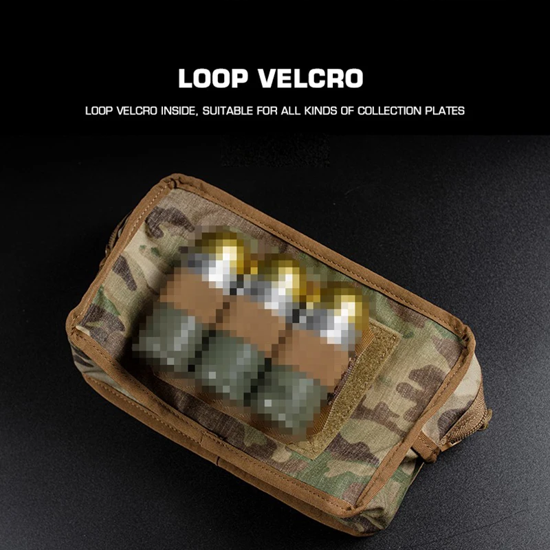 Bolsa táctica GP para caza, riñonera MOLLE, Kit de herramientas de utilidad militar, chaleco de combate, organizador de almacenamiento de artículos diversos - imagen 4