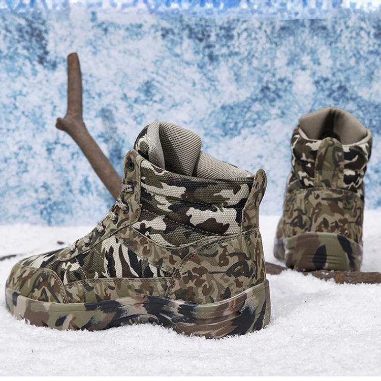 Botas de nieve Ultra cálidas para hombre, zapatos de senderismo de alta calidad, impermeables, de talla grande - imagen 4