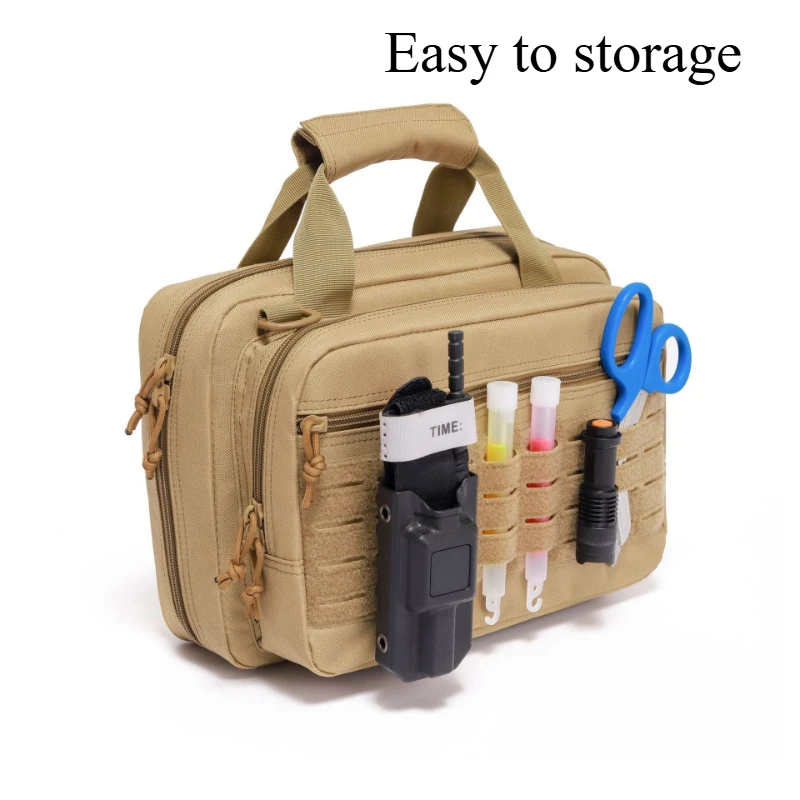 Bolsa Molle táctica para exteriores, bolso de mano Unisex resistente al desgaste de gran capacidad para senderismo, Camping y caza - imagen 3