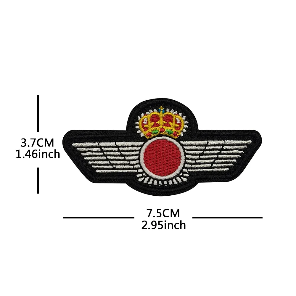 Parche de bandera de tenedor burdeos con insignia de águila de doble cabeza Asturias de Andalucía de Galicia, parche mágico con tira de pecho española - imagen 4