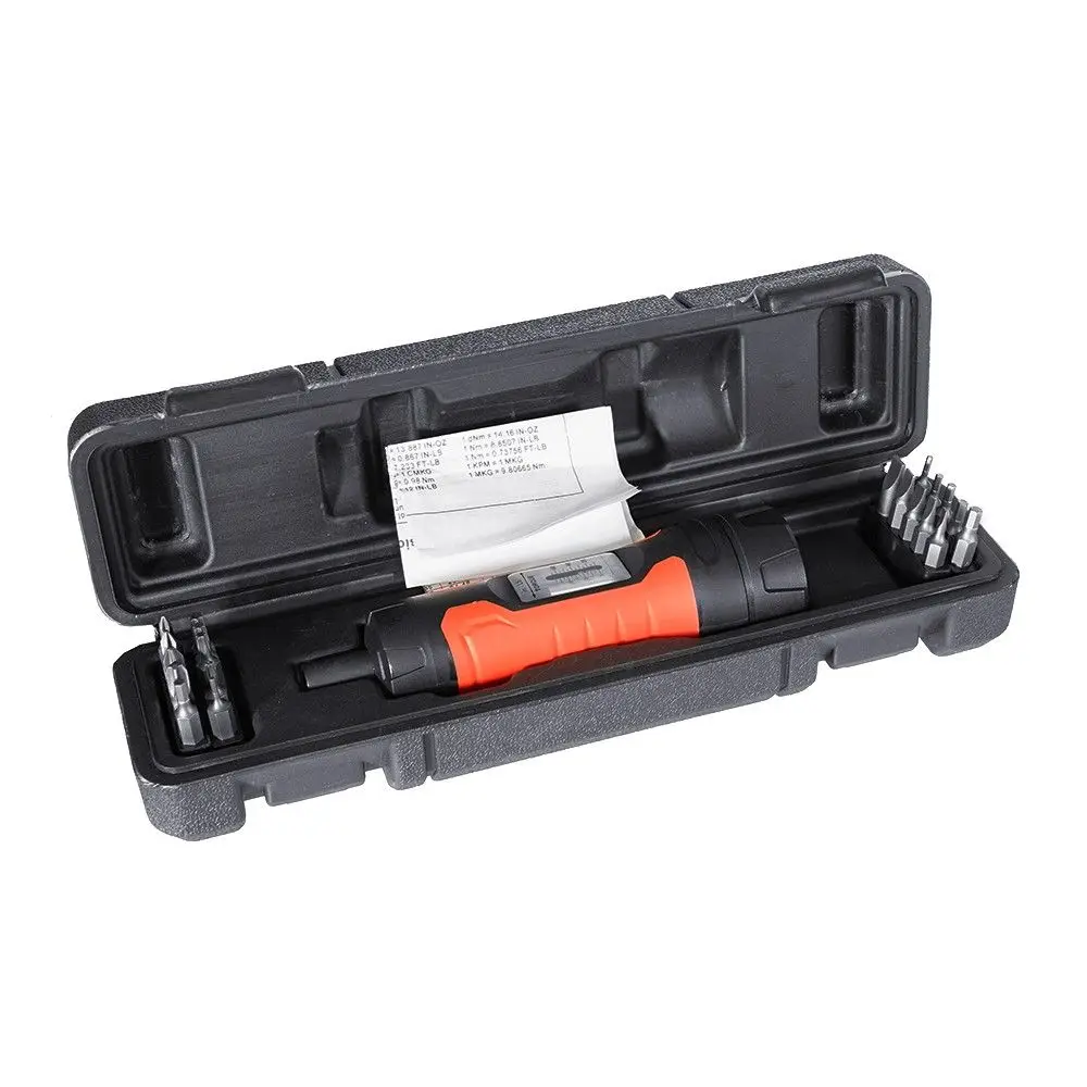 Llave dinamométrica óptica de especprecisión, 10-65 pulgadas, lbs con 21 bits, juego integrado para aplicaciones de armas de fuego y ópticas - imagen 3