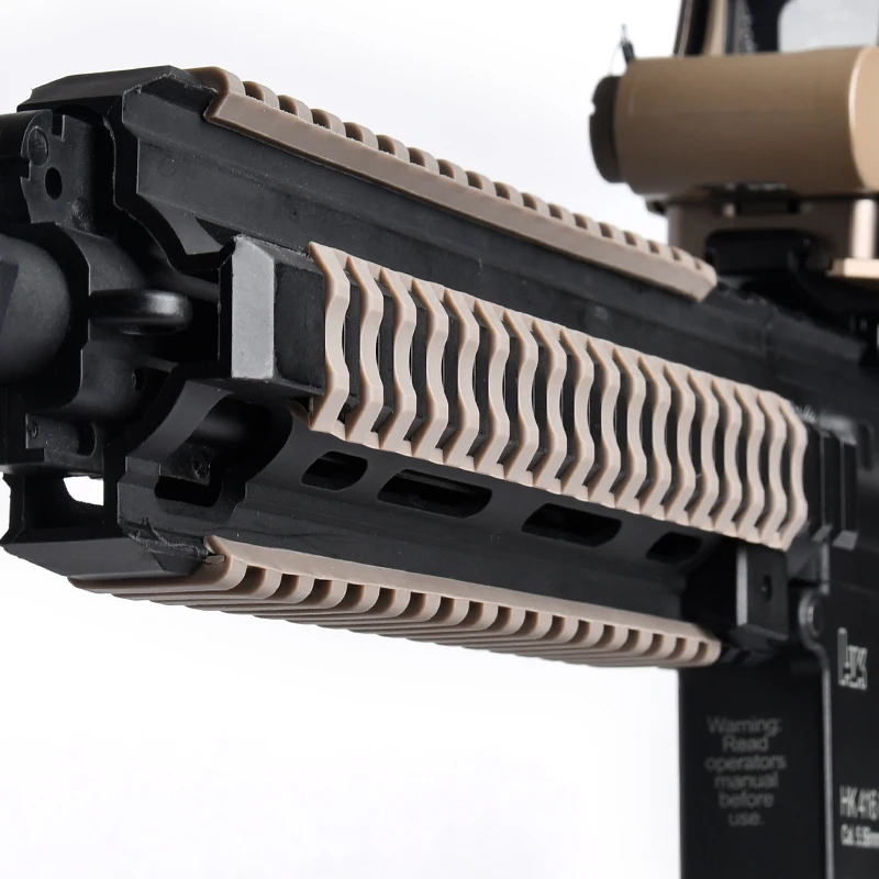 WADSN Airsoft, 18 ranuras, escalera Picatinny, Panel de riel, Protector de guardamanos, cubierta resistente, accesorio de luz táctica, 4 Uds./1 lote - imagen 4