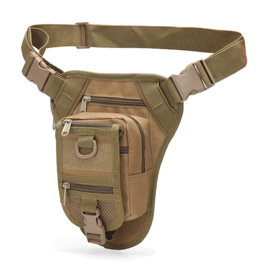 Riñonera de camuflaje para deportes al aire libre, bolsa de entrenamiento para piernas, gran capacidad, impermeable, para montañismo, multifuncional - imagen 2