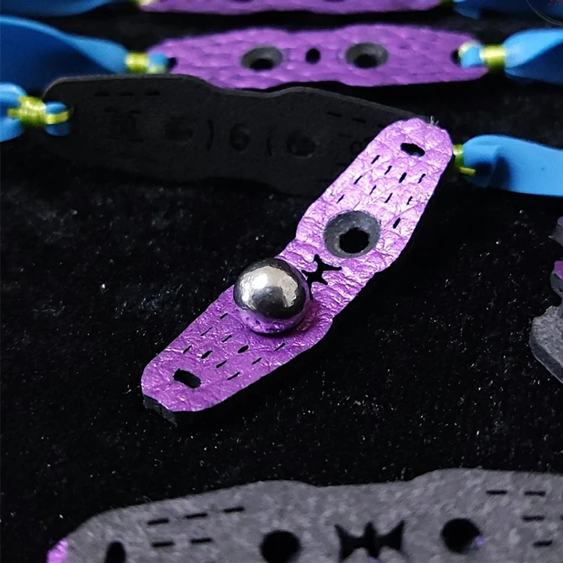 Bolsa de cuero para tirachinas de caza, bolso de cuero Artificial de posicionamiento, fibra ultrafina, piezas de caza, 20 piezas - imagen 3