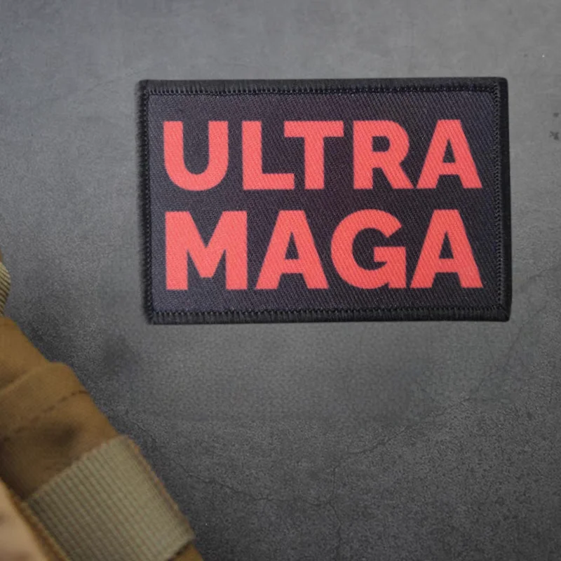 Parche de impresión táctica Ultra Maga, insignia de moral con gancho militar, mochila, sombreros, pegatina decorativa, parches DIY para ropa - imagen 5