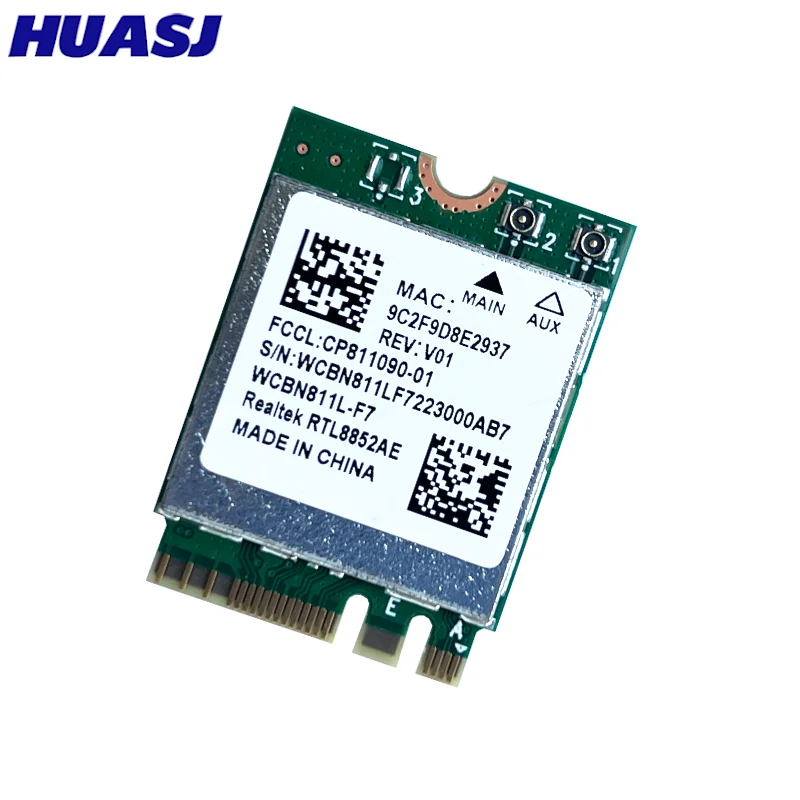 RTL8852AE RTL8852 Wifi 6 2,4G 5G 802.11AC/AX módulo inalámbrico MU-MIMO tarjeta de red Bluetooth 5,2 para Win 10/11 - imagen 3