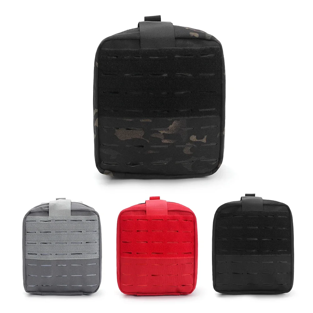 Bolsa táctica Molle EDC, bolsa de primeros auxilios, bolsa para teléfono móvil, equipo de rescate médico de emergencia, kit práctico, bolsa de caza