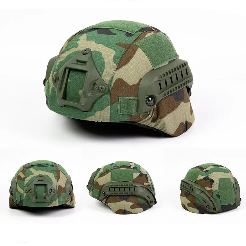 MICH2000 Funda para casco Airsoft al aire libre deportes camuflaje casco cubierta protectora tela SWAT casco accesorio para casco MICH - imagen 4