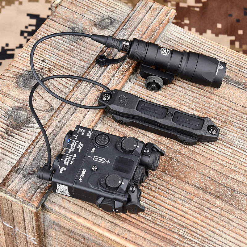 DBAL A2 M300A linterna conjunto completo Airsoft DBAL A2 M300 M600 linterna punto rojo verde láser solo interruptor de presión láser Tacitcal - imagen 3