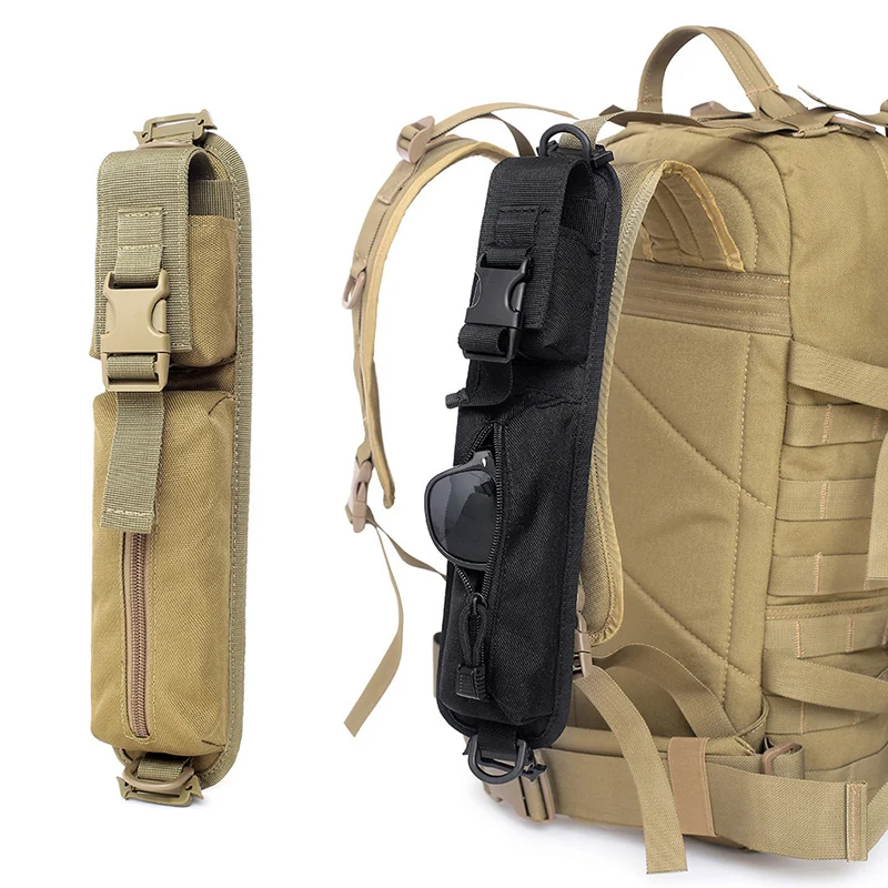 Correa de hombro táctica, bolsas para artículos diversos, paquete de accesorios para mochila, bolsa para linterna, Molle, Kits EDC para acampar al aire libre, bolsa de herramientas - imagen 2