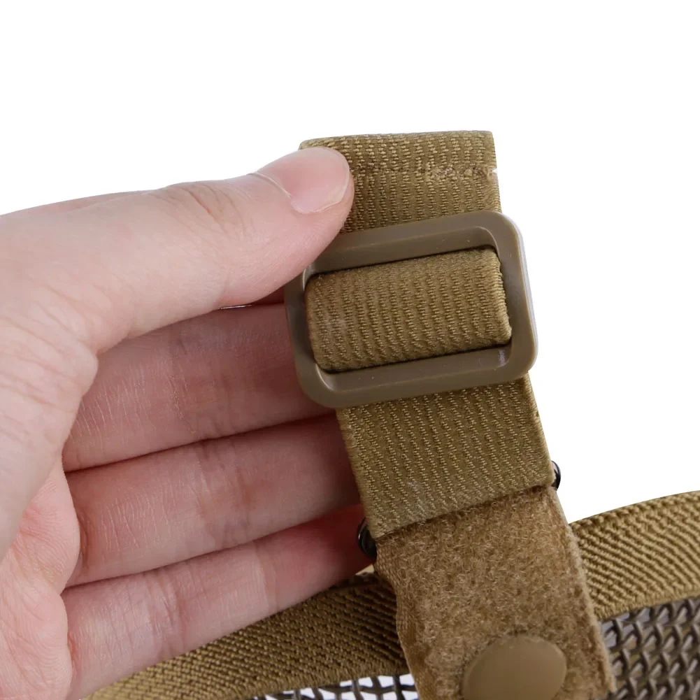 Red duradera de protección para los oídos de malla de alambre de acero 3G, cubierta protectora para los oídos de acero, malla metálica de bala de Color, casco rápido lateral - imagen 3