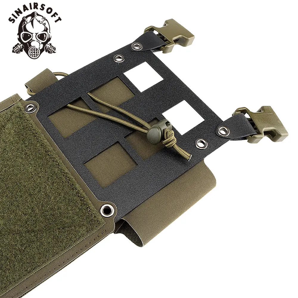 Bolsa de herramientas de tablero colgante de carga MOLLE multifuncional MK4 de expansión táctica, aparejo de pecho montado en el chasis II para chaleco de caza - imagen 5