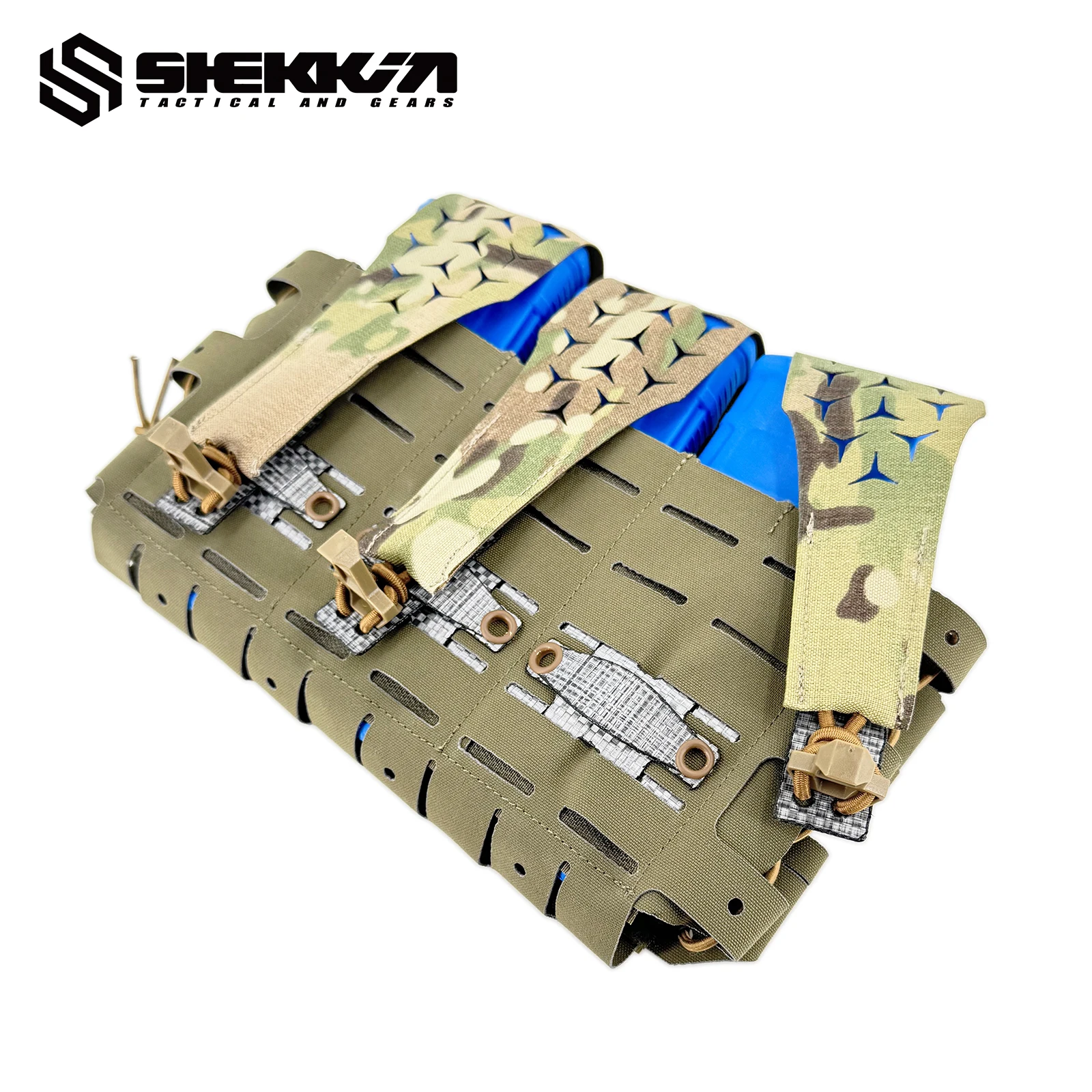 Plataforma de pecho MKV MK5 con hebilla Tegris y bolsa para revistas