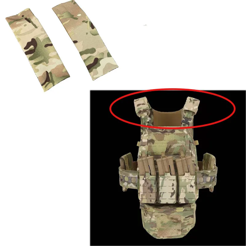 Chaleco táctico acolchado para caza al aire libre, correa de hombro elástica suave, FCPC FCSK, 1 par - imagen 2