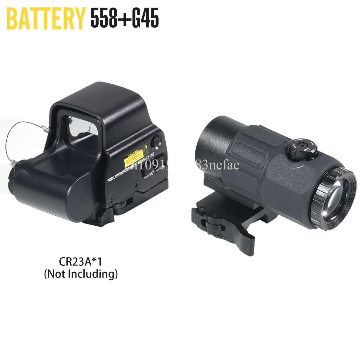 EOT ** h 558 G43/G45 lupa mira holográfica lupas 3X 5X para mira telescópica de Rifle reflejo táctico 558 con soportes de riel de 20mm - imagen 4