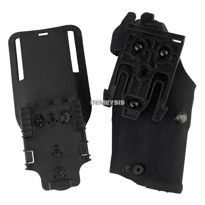 Funda táctica para Glock 17 Gen4 G19 con linterna X300 X300U sistema de bloqueo rápido fundas para pistola de caza y tiro - imagen 3